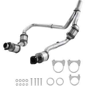 VEVOR Catalytic Converter, Compatible with Chrysler 200 Sebring/Dodge Avenger Caliber Journey/Jeep Compass Patriot, 2.4L L4, Front, OE 54735, Stainless Steel, Exhaust Gas Purification, Fits FWD Only(07-09 Wrangler JK)