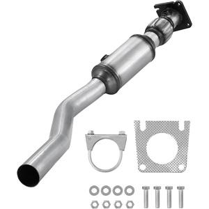 VEVOR Catalytic Converter, Compatible with Chrysler 200 Sebring/Dodge Avenger Caliber Journey/Jeep Compass Patriot, 2.4L L4, Front, OE 54735, Stainless Steel, Exhaust Gas Purification, Fits FWD Only(09-18 Journey)