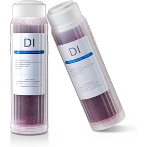 VEVOR Deionized Filter for Spotless Car Wash System, 2 x 0.5L Color Changing DI Resin Filter Replacement – Compatible with PRS-101XC Deionized Water System for Cars RVs Windows(Filter)