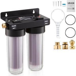VEVOR Deionized Filter for Spotless Car Wash System, 2 x 0.5L Color Changing DI Resin Filter Replacement – Compatible with PRS-101XC Deionized Water System for Cars RVs Windows(Deionizer)