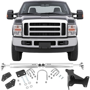 VEVOR Dual Steering Stabilizer, for 2003-2012 Dodge Ram 2500/3500 4WD, Dual Steering Stabilizer Kit Fits with 2 Inches of Suspension Lift or Higher, Enhanced Control & Reduced Vibration, Easy Install(2005-2024 Ford F-250/F-350)