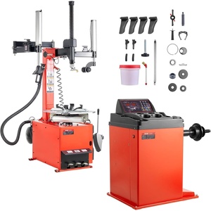 VEVOR Electric Tire Changer, Tire Balancer Combo, 18″ Spindle, Durable Electric Tire Machine with 2.0HP Motor, High-Precision Balancer with Auto Calibration, Fit for SUVs Pickups Sedans(Tire Changer + Balancer Combo)