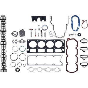 VEVOR Engine Camshaft, 05184378AF 05184378AH 5184378AE 5184378AF 5184378AD 5184378AG Cam Replacement, Fit 2018 Jeep Wrangler JK, 2011-2019 Dodge Journey, 2013-2018 Ram 1500, 2012 Ram C/V Base, 3.6L V6(12689035 with Spring)