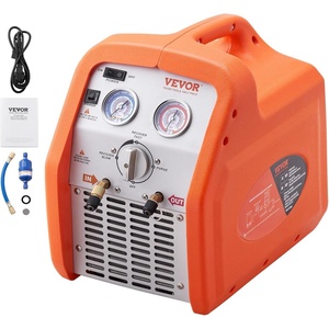 VEVOR Fully Automatic Refrigerant Recovery Machine for R134a & 1234fy, ≥98.5% Accuracy, 10-Inch Touch Screen, AC Recovery, Vacuum, and Recharging for Standard and High Voltage Automotive A/C Systems(3/4 HP)