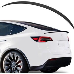 VEVOR GT Wing Car Spoiler, 47.2 inch Spoiler, Compatible with Tesla Model Y, High Strength ABS Material, Baking Paint, Car Rear Spoiler Wing, Racing Spoilers for Cars, Matte Black(ABS)
