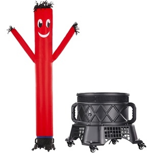 VEVOR Inflatable Tube Man Set, 10 ft Tall Wacky Waving Inflatable Tube Guy with 9/10 HP Blower, PP Shell IPX3 Waterproof Blower Fan, for Outdoor Advertising Business Store Party