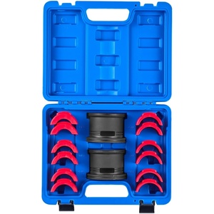 VEVOR Motorcycle Fork Seal Driver Tool Kit for 35mm-50mm Adjustable,Universal Bike Bearing Race and Seal Driver Tool Set 14pcs(bike fork seal driver)