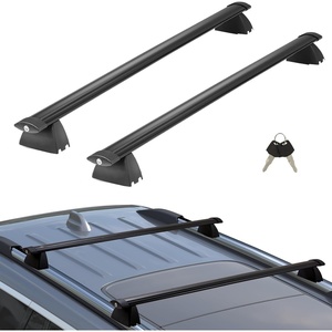 VEVOR Roof Rack Cross Bars, Compatible with Toyota RAV4 2020-2023, 160lbs Load Capacity, Aluminum Anti-Rust Crossbars with Locks, Rooftop Cargo Bag Luggage Carrier (Not Fit for Adventure/TRD Off-Road)(for Jeep Grand Cherokee)