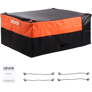 VEVOR Truck Bed Cargo Bag, Waterproof 840D PVC, 51.18 x 40.16 x 21.85 in (26 Cu. ft), Heavy Duty Cargo Bag for Truck Bed with Bungee Cords, Net and Carabiners, Fits a Variety of SUV & Pickup Trucks(Bungee Cords)