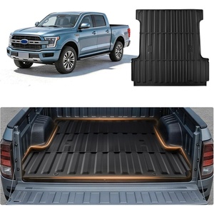 VEVOR Truck Bed Mat, TPE, Compatible with 2015-2026 Ford F150 Lightning Bed, Heavy Duty Custom Fit, All Weather Protection Pickup Car Cargo Trunk Liner Replacement, for 2015-2026 Ford F150 Accessories(2015-2026 Ford F150-TPE)