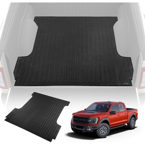 VEVOR Truck Bed Mat, TPE, Compatible with 2015-2026 Ford F150 Lightning Bed, Heavy Duty Custom Fit, All Weather Protection Pickup Car Cargo Trunk Liner Replacement, for 2015-2026 Ford F150 Accessories(2015-2026 Ford F150-Rubber)