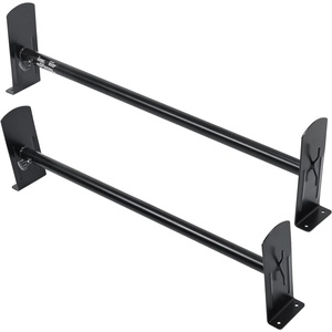 VEVOR Van Ladder Racks, 47.2-78.7 in Adjustable, 500 lbs Capacity, Alloy Steel, Compatible with Full-Size Vans, 2 Pcs White(for Minivans)
