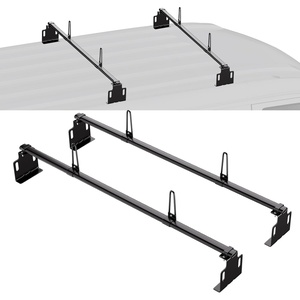 VEVOR Van Roof Ladder Racks – 60″ Heavy-Duty Steel Racks, 500 lbs Capacity, Universal Midsize & Small Van Roofs, 2 Bars