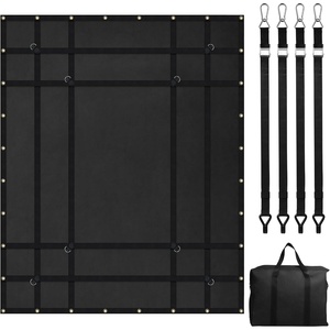 VEVOR Waterproof Cargo Net, 72 in x 57 in, Heavy Duty Truck Cargo Net-(WLL) 700lbs, 4 Adjustable Straps with Carabiners & S-Hooks, Truck Bed Cover for Trailer, Pickup, Boat, Jeep, SUV 4.75′ x 6′ ft(6′ x 4.75′ – 700lbs)