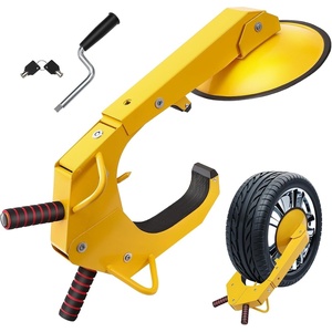 VEVOR Wheel Lock Clamp, 1 Pack Trailer Wheel Lock, Heavy-Duty Anti Theft Tire Lock, Adjustable Tire Boot Lock, Trailer Wheel Locks for RV Trailers, Cars, Trucks, SUVs(1)