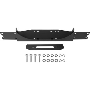 VEVOR Winch Mount, Winch Capacity of 12000 lbs / 5443 kg, Trailer Hitch Winch Mount for Select Jeep Wrangler JL/JLU & Gladiator JT Model (2018-2023), 2 Mounting Hole Design, Powder Coated Steel, Black