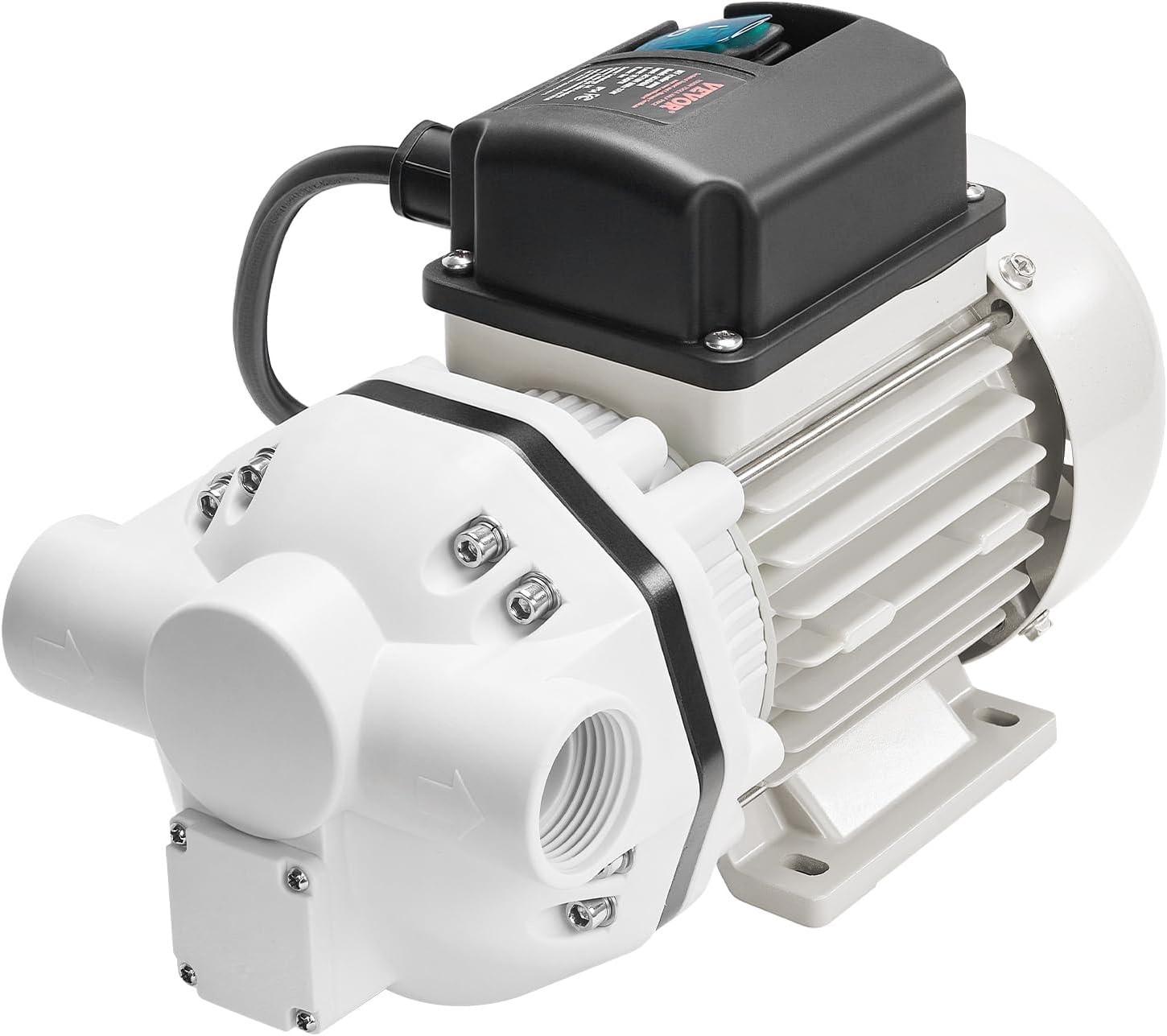 image:imageVEVOR 12V DEF Transfer Pump Kit 85 GPM Diaphragm Irrigation Self Priming Electric Water Pump with 58 Gallon Tank Automatic Nozzle 1312 ft Hose 2625 ft Lift for Diesel Exhaust Fluid UreaPump