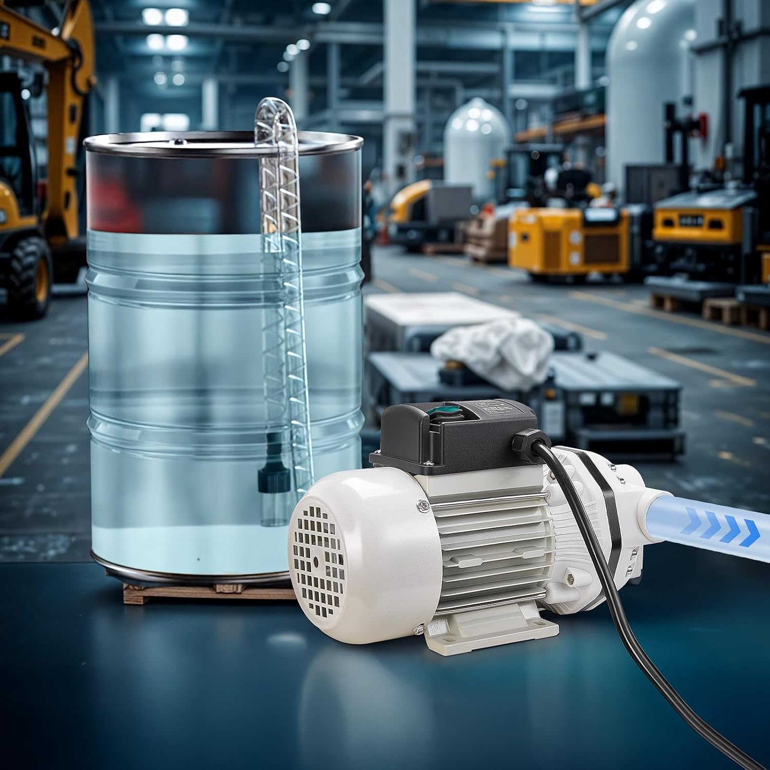 image:imageVEVOR 12V DEF Transfer Pump Kit 85 GPM Diaphragm Irrigation Self Priming Electric Water Pump with 58 Gallon Tank Automatic Nozzle 1312 ft Hose 2625 ft Lift for Diesel Exhaust Fluid UreaPump