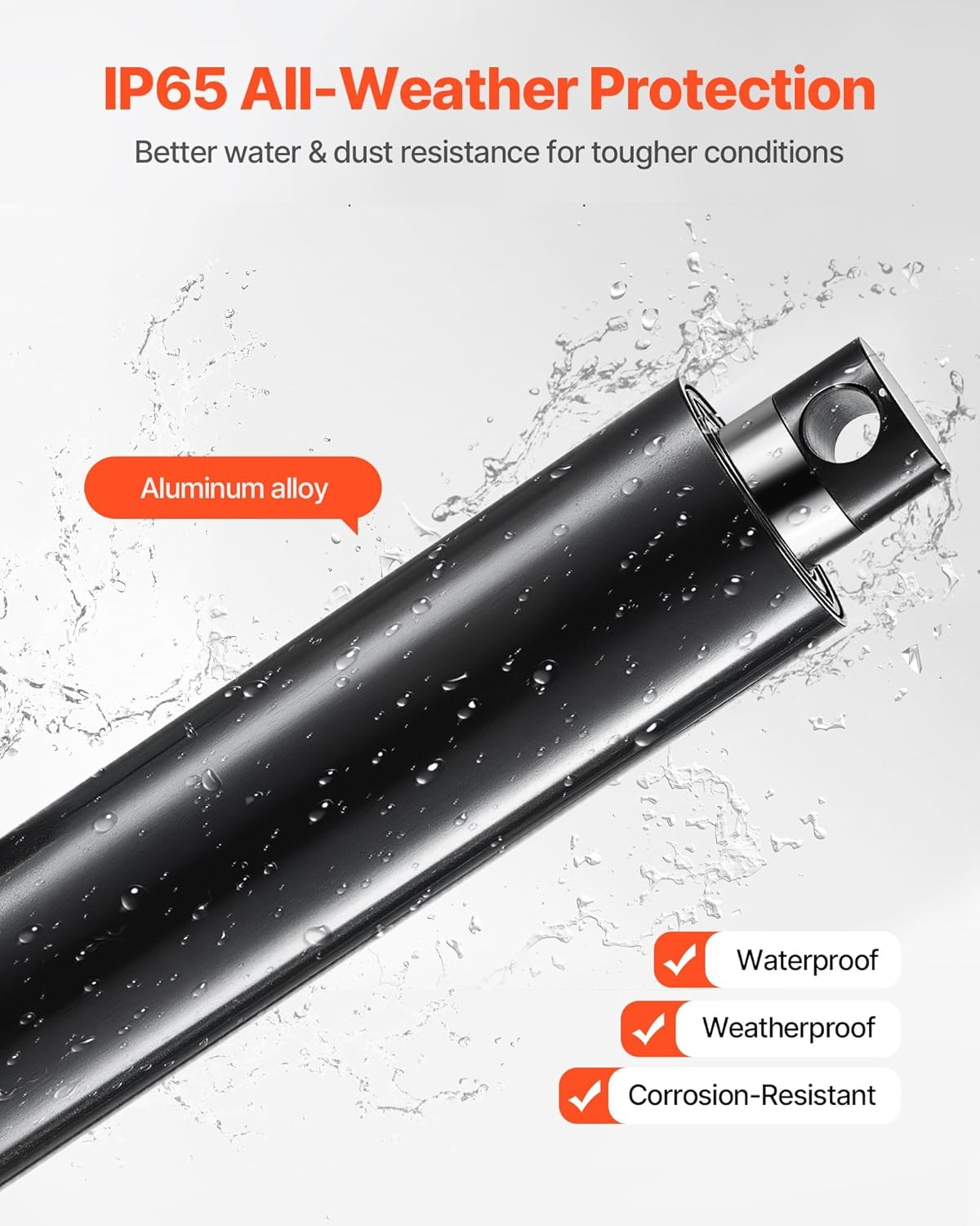 image:imageVEVOR 12V Linear Actuator 787 Inch Ultra HeavyDuty 2023lbs9000N Linear Motion Actuator IP65 Waterproof 02s with Mounting Brackets for Industrial Machinery Vessels Heavy Lifting Systems6 Inch