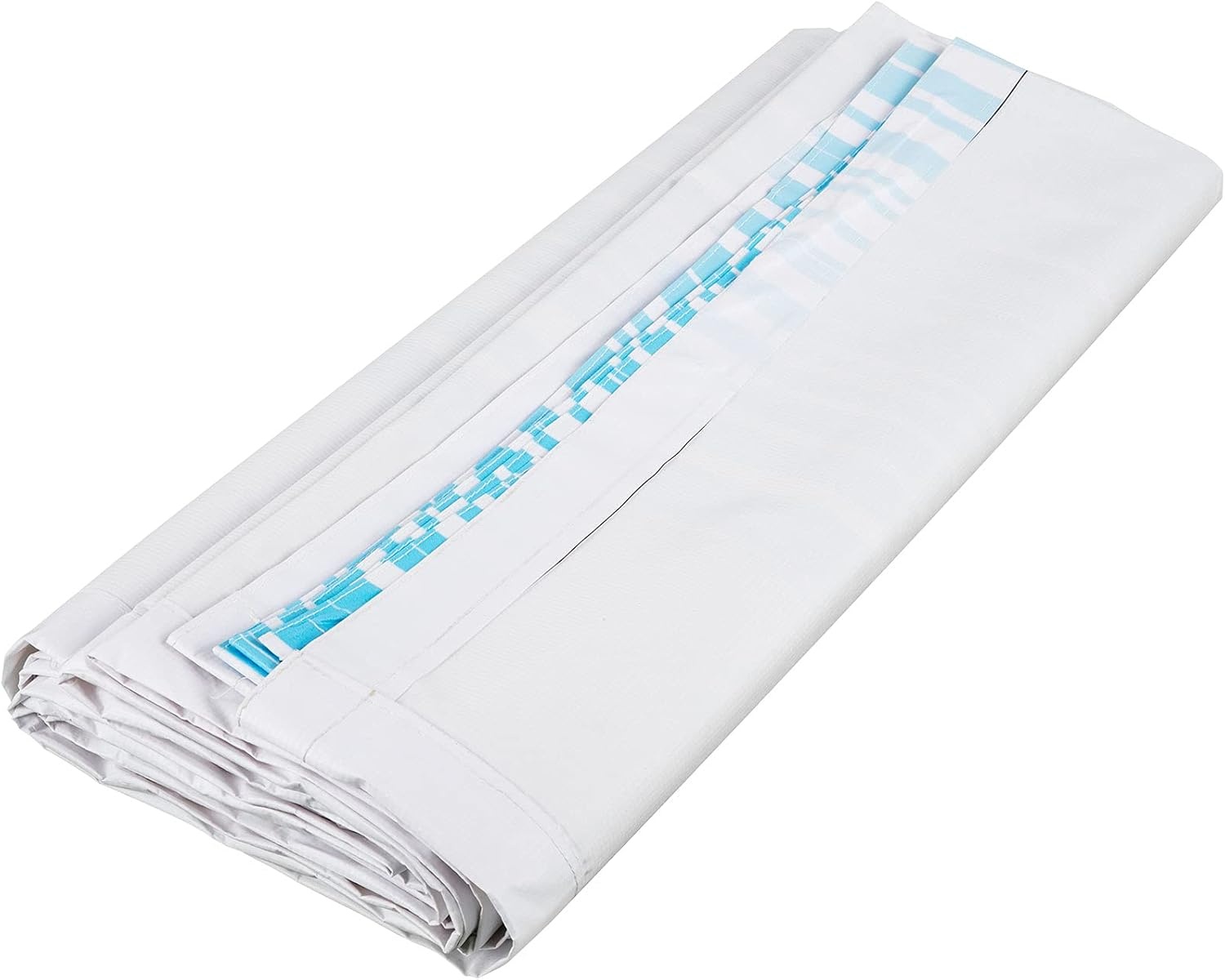 image:imageVEVOR 20 RV Awning Vinyl Fabric Ocean Blue Fade 15oz Weather Shield Easy Install Compatible with Major Brands18 FT