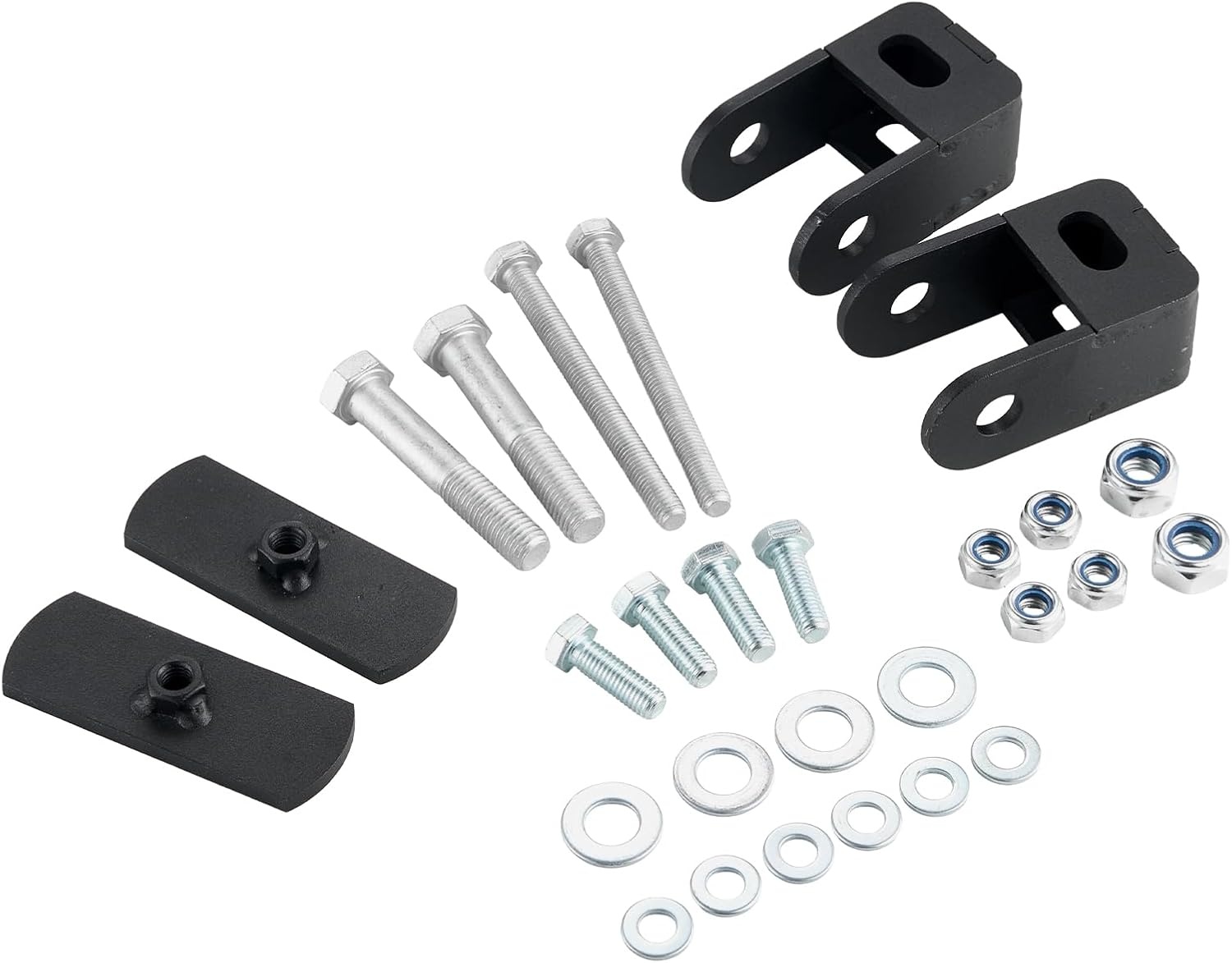 image:imageVEVOR 3 Inch Front and 2 Inch Rear Leveling Lift Kit for 20052021 2022 2023 Toyota Tacoma 2WD4WD Chassis Level Kit with 2 Front Strut Spacers 2 Rear Lift Blocks 4 UBolts Suspension Level Kit25 Front for for 1423 Ram 25003500