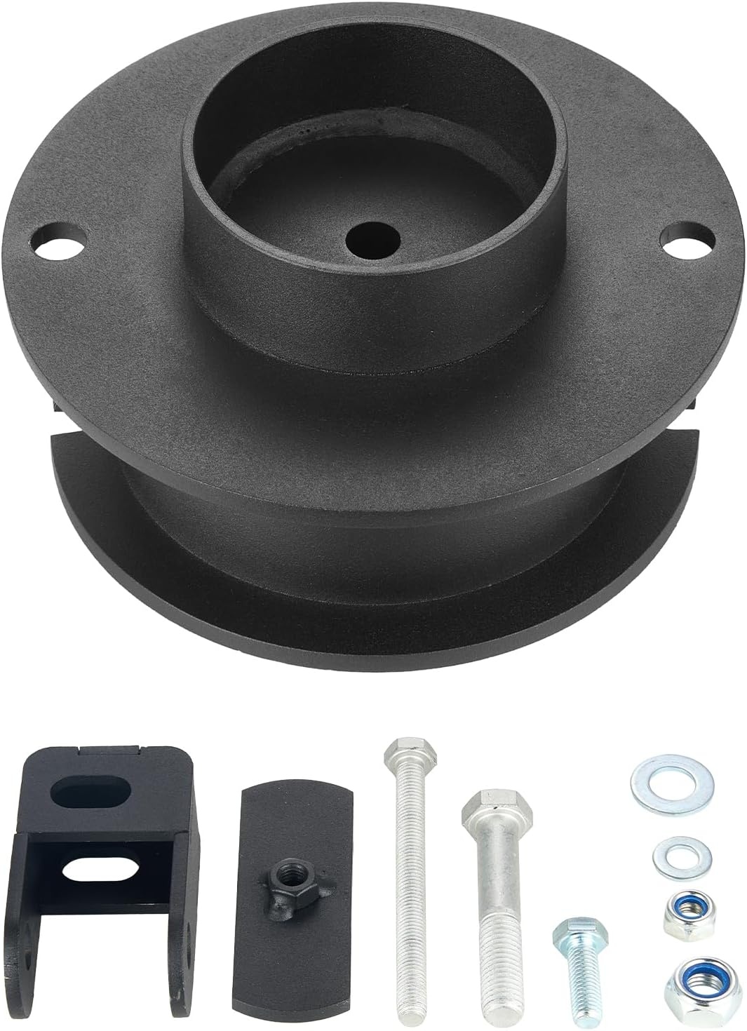 image:imageVEVOR 3 Inch Front and 2 Inch Rear Leveling Lift Kit for 20052021 2022 2023 Toyota Tacoma 2WD4WD Chassis Level Kit with 2 Front Strut Spacers 2 Rear Lift Blocks 4 UBolts Suspension Level Kit25 Front for for 1423 Ram 25003500