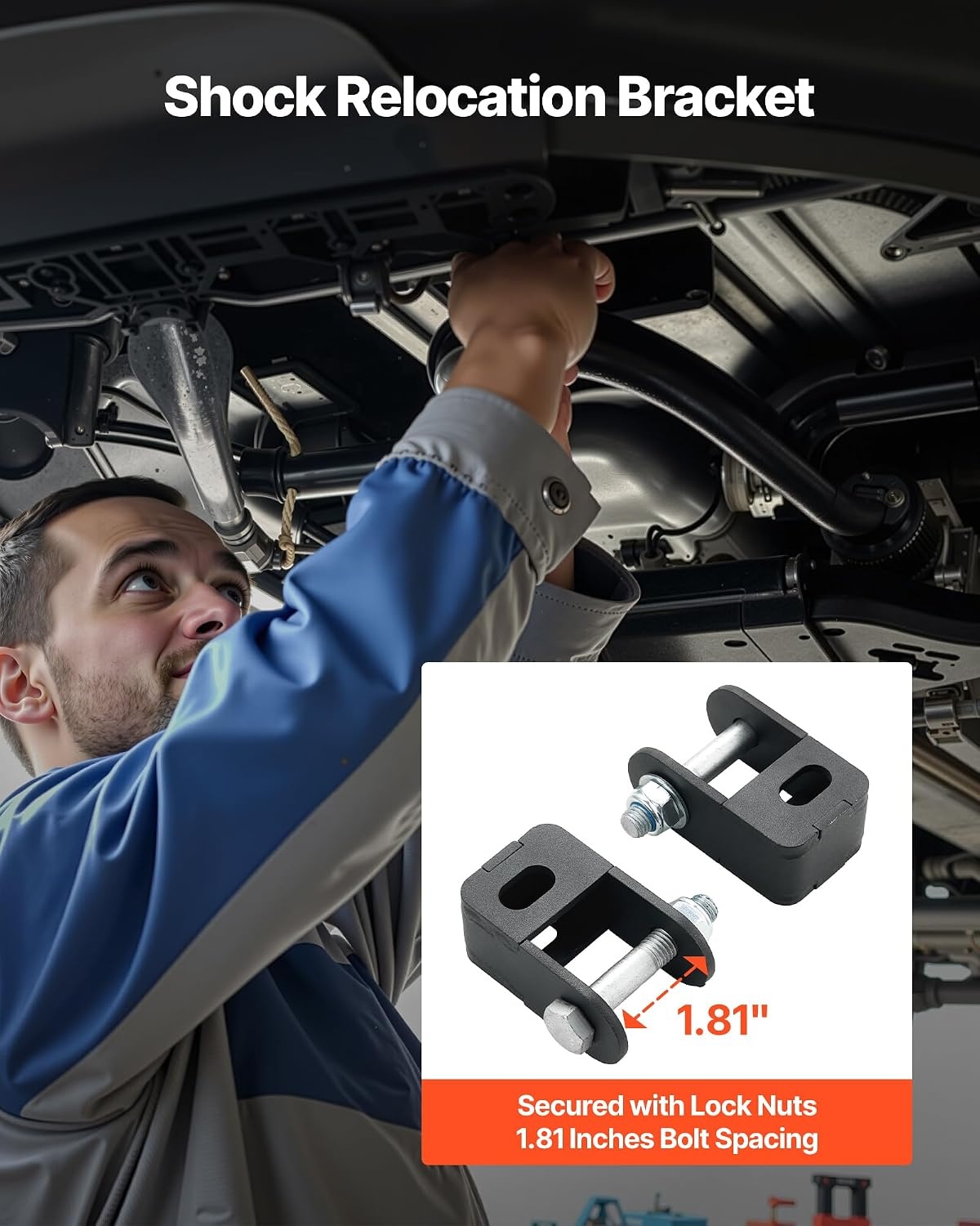 image:imageVEVOR 3 Inch Front and 2 Inch Rear Leveling Lift Kit for 20052021 2022 2023 Toyota Tacoma 2WD4WD Chassis Level Kit with 2 Front Strut Spacers 2 Rear Lift Blocks 4 UBolts Suspension Level Kit25 Front for for 1423 Ram 25003500