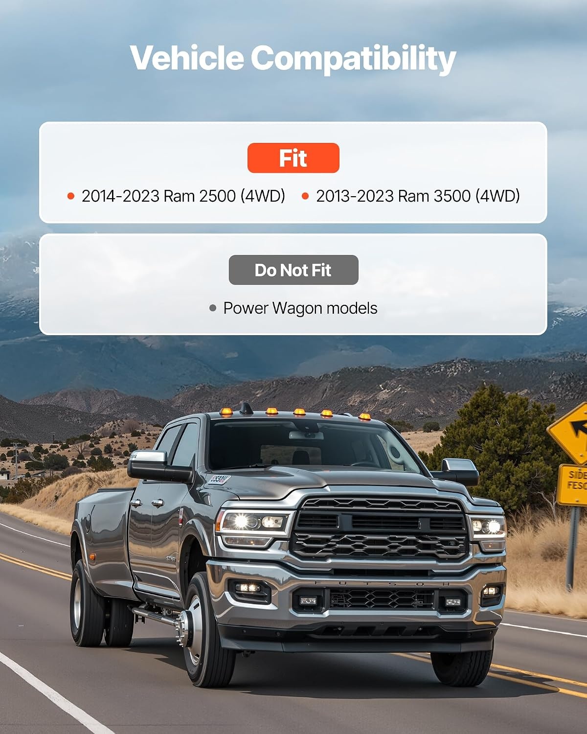 image:imageVEVOR 3 Inch Front and 2 Inch Rear Leveling Lift Kit for 20052021 2022 2023 Toyota Tacoma 2WD4WD Chassis Level Kit with 2 Front Strut Spacers 2 Rear Lift Blocks 4 UBolts Suspension Level Kit25 Front for for 1423 Ram 25003500
