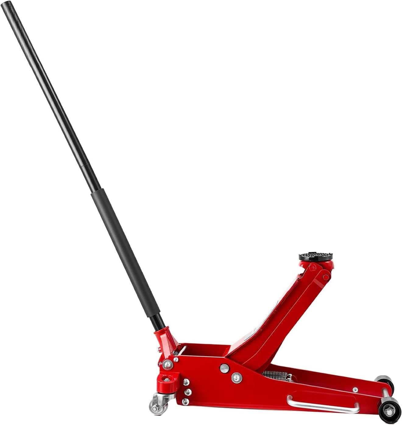 image:imageVEVOR 3 Ton Low Profile Floor Jack HeavyDuty Racing Dual Pistons Quick Lift Pump Lifting Range 3351969Aluminum
