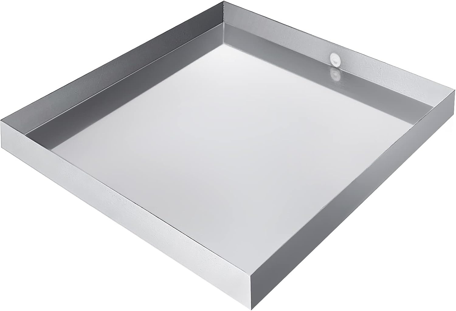 image:imageVEVOR 32 x 30 x 25 Inch Washing Machine Pan 18 GA Thickness 304 Stainless Steel Heavy Duty Compact Washer Drip Tray with Drain Hole amp Hose Adapter304 Stainless Steel32 x 30 x 25 Inch