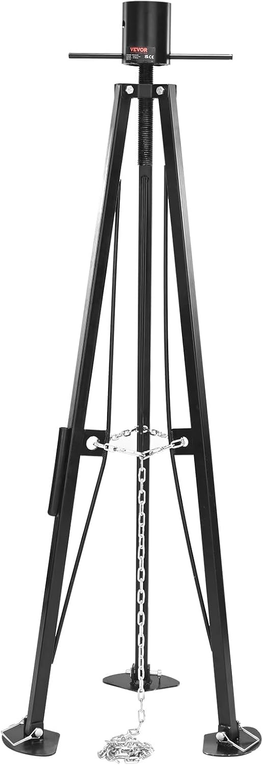 image:imageVEVOR 5th Wheel Tripod Stabilizer Heavy Duty RV Stabilizer with 5000lbs Load Capacity amp 3557 Adjustable Height Folds for Easy Storage and Organization for FifthWheel Trailers RVs and Campers
