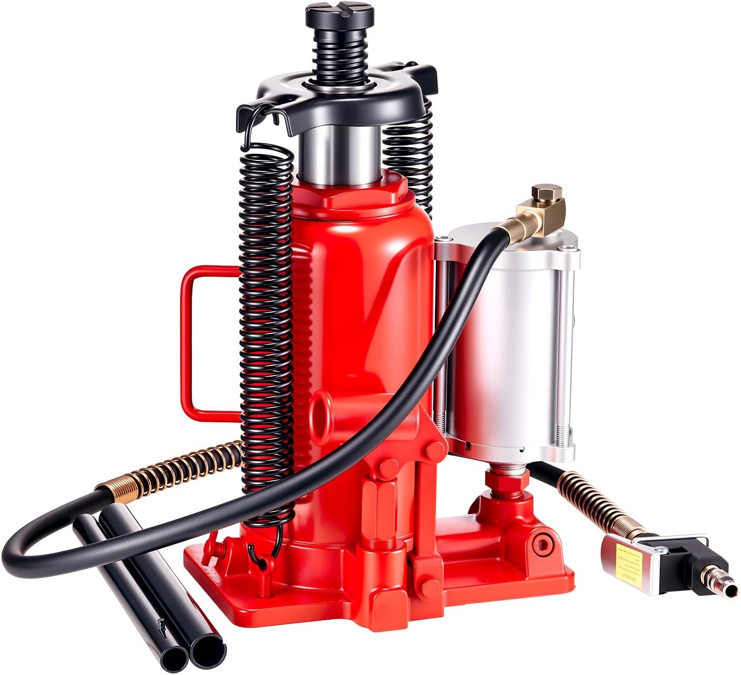image:imageVEVOR Air Hydraulic Bottle Jack 20 Ton 44092 lbs Capacity 102195 Inch Lifting Range PneumaticManual Heavy Duty Welded Bottle Jack with Pump for Car SUV Pickup Truck RV Auto Repairred