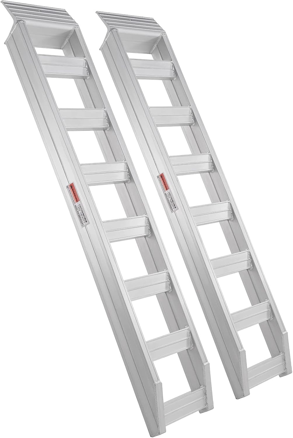 image:imageVEVOR Aluminum Ramps 880 LBS Capacity 472 x 85 Loading Ramps for Motorcycle Dirt Bike Trailer ATV UTV Garden Tractor and Lawn Mower 2PCS8100lbs