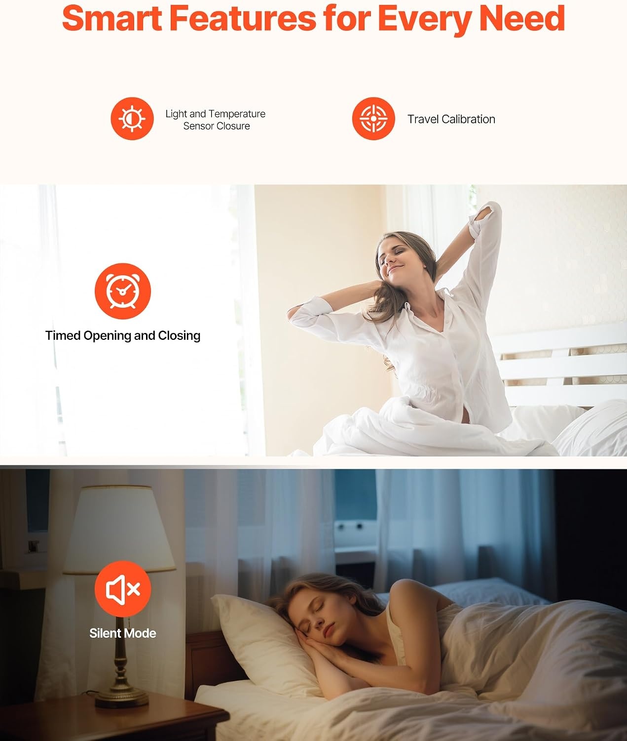 image:imageVEVOR Automatic Curtain Opener APP and Remote Control Hub Included Electric Smart Curtain Opener Compatible with Alexa and Google Home Timed Opening and Closing for UshapedIshaped RailsFor Roman TU Tracks With Gateway