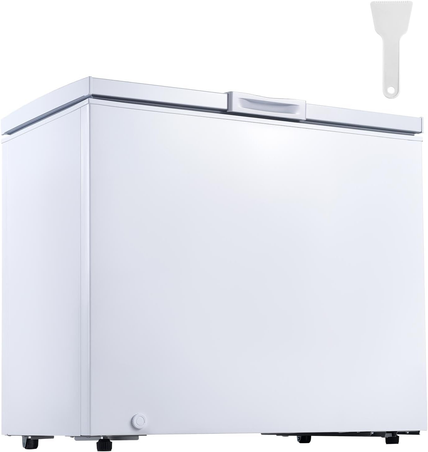 image:imageVEVOR Chest Freezer 67 Cuft Compact Deep Freezer Free Standing Top Open Door Chest Freezers with 2 Removable Baskets amp Adjustable Thermostat Energy Saving Low Noise amp Garage Ready BlackWhite