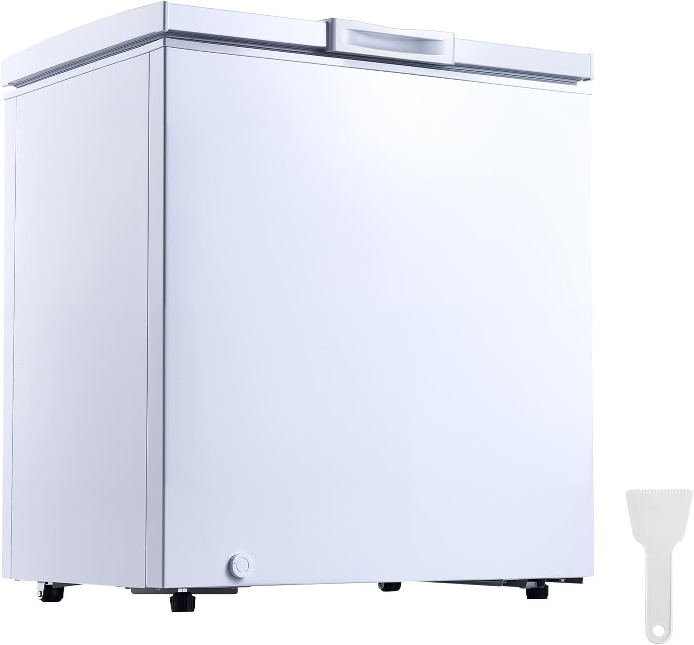 image:imageVEVOR Chest Freezer 67 Cuft Compact Deep Freezer Free Standing Top Open Door Chest Freezers with 2 Removable Baskets amp Adjustable Thermostat Energy Saving Low Noise amp Garage Ready BlackWhite