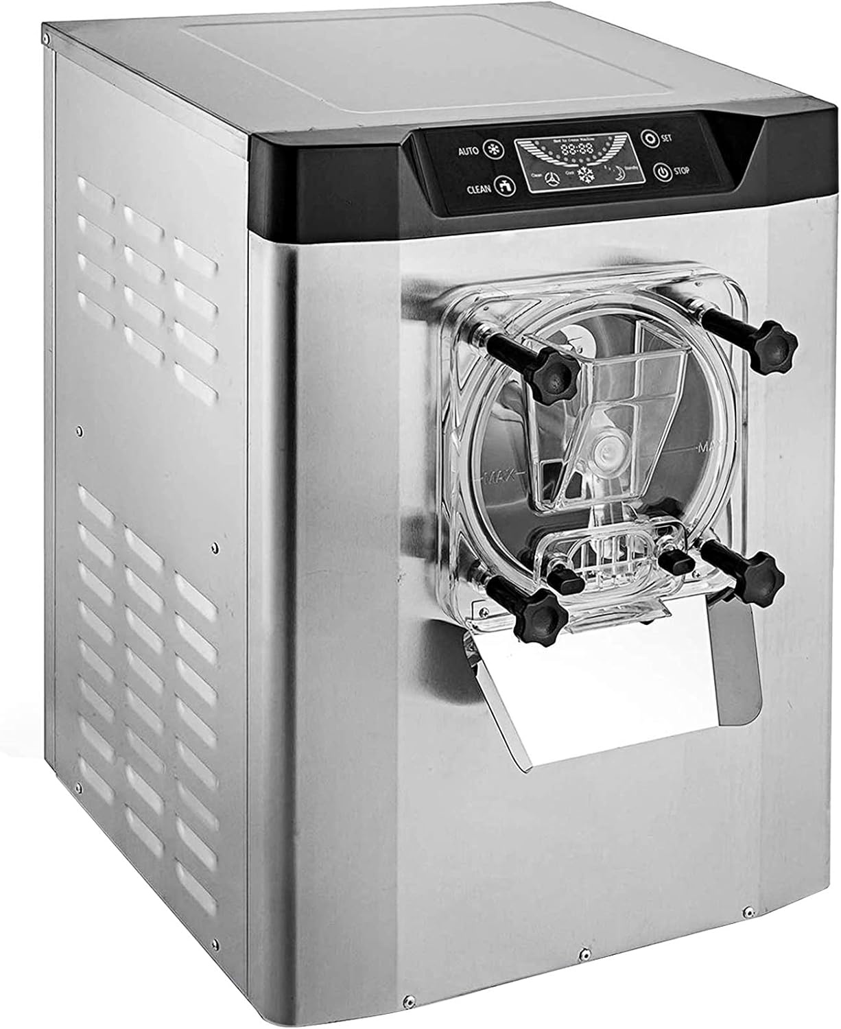 image:imageVEVOR Commercial Ice Cream Machine 1400W 2053 Gph Hard Serve Ice Cream Maker with LED Display Screen Auto ShutOff Timer One Flavors Perfect for Restaurants Snack bar Supermarkets44 Qt 1400W