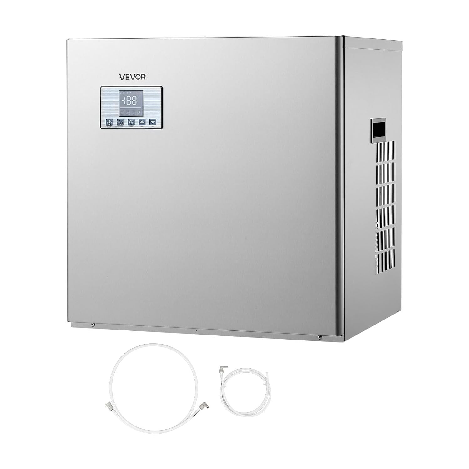 image:imageVEVOR Commercial Ice Maker Machine Head 400 LbsDay Stainless Steel Ice Machine with Scheduled IceMaking SelfCleaning Adjustable Thickness Ideal for Restaurant Bar Cafe Hotel Head Only550LBS24HFT