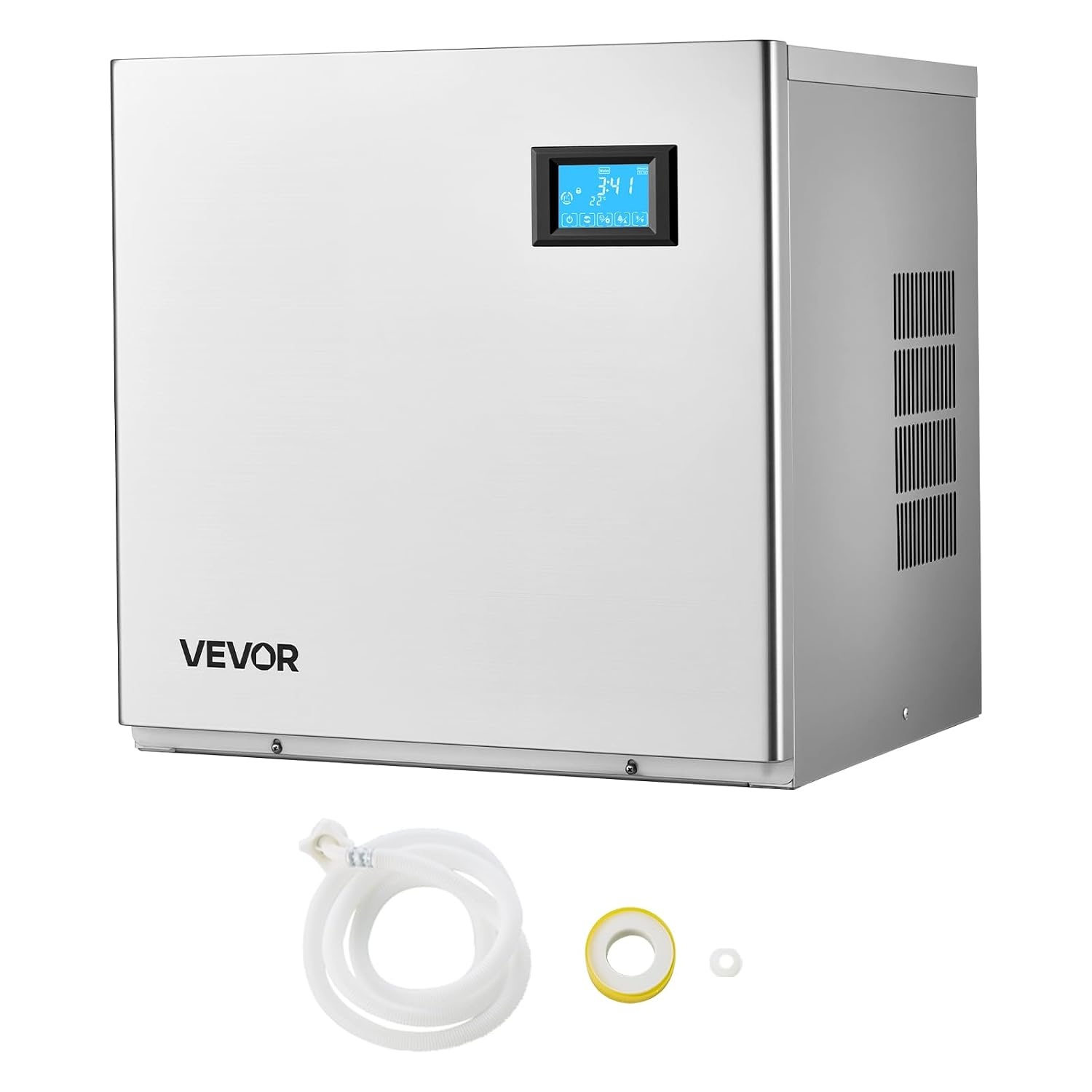 image:imageVEVOR Commercial Ice Maker Machine Head 400 LbsDay Stainless Steel Ice Machine with Scheduled IceMaking SelfCleaning Adjustable Thickness Ideal for Restaurant Bar Cafe Hotel Head Only360LBS24HNew156