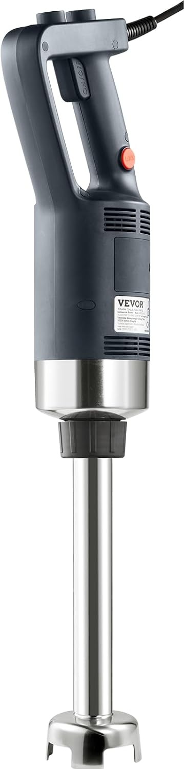 image:imageVEVOR Commercial Immersion Blender 500 Watt 20Inch Heavy Duty Hand Mixer Variable Speed Mixer with 304 Stainless Steel Blade MultiPurpose Portable Mixer for Soup Smoothie Puree Baby Food Variable Speed Stick Machine with 304 Stainless Steel Blade MultiPurpose Portable for Soup Smoothie Puree Baby Food750Watt 12inch