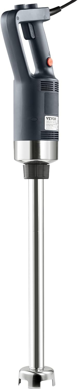 image:imageVEVOR Commercial Immersion Blender 500 Watt 20Inch Heavy Duty Hand Mixer Variable Speed Mixer with 304 Stainless Steel Blade MultiPurpose Portable Mixer for Soup Smoothie Puree Baby Food Variable Speed Stick Machine with 304 Stainless Steel Blade MultiPurpose Portable for Soup Smoothie Puree Baby Food500Watt 20inch