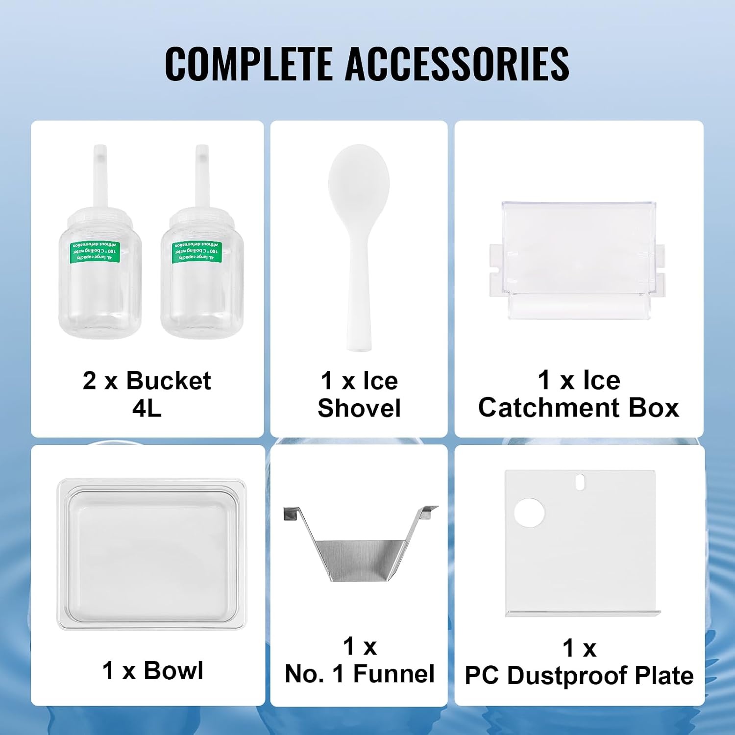 image:imageVEVOR Commercial Snowflake Ice Machine 375LBS24H Snowflake Ice Maker Stainless Steel Ice Shaver Machine Electric Snow Cone Maker Air Cooling System for Rapid Heat Dissipation for Bakery CafeAir Cooling