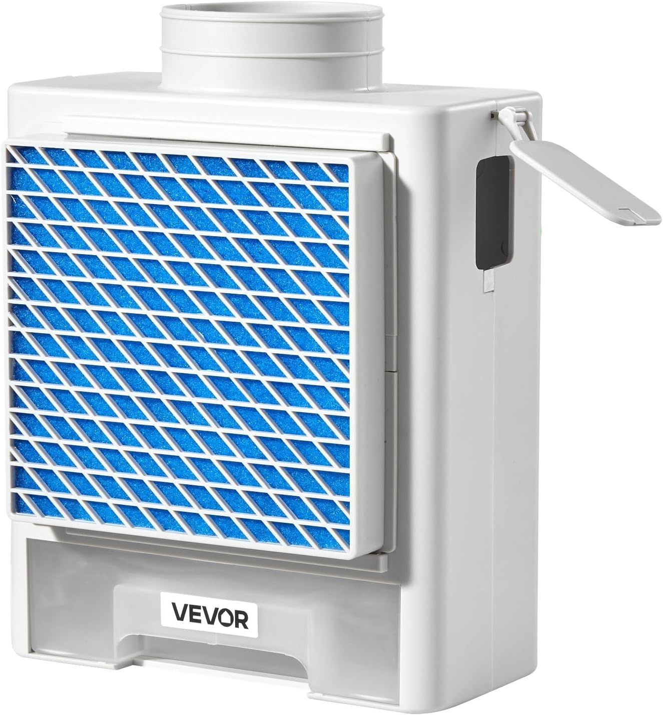 image:imageVEVOR Dryer Vent Window Kit Fits 4Inch Exhaust Hoses Adjustable Length for Adapts Sliding Windows of Different Heights Sturdy PVC and PP Materials Dual Protections amp Multilayer Sealing DesignStyle1 with water system
