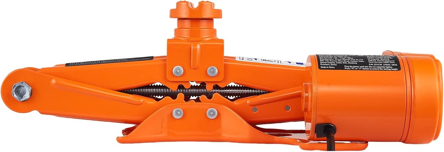image:imageVEVOR Electric Car Jack Cordless Remote Control 5 Tons 11000 lbs Electric Hydraulic Jack Kit 18V Battery with Electric Impact Wrench Tire Change Replacement with LED Light Portable Car Jack3T with Wrench