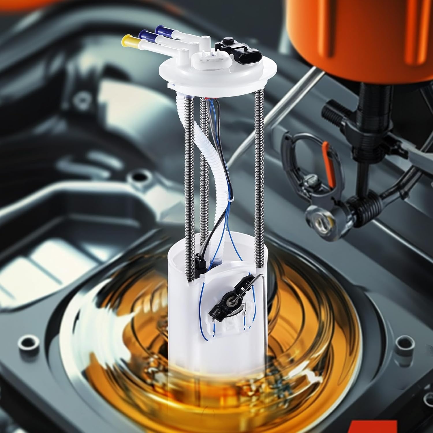 image:imageVEVOR Electric Fuel Pump Module Assembly Compatible with Pontiac Vibe 20052010 for Toyota Corolla 20052018 for Toyota Matrix 20052013 18L 24L Replace E3781M MU1718 F2792A FG1640 FG0938FG0407 for Chevrolet Buick GMC