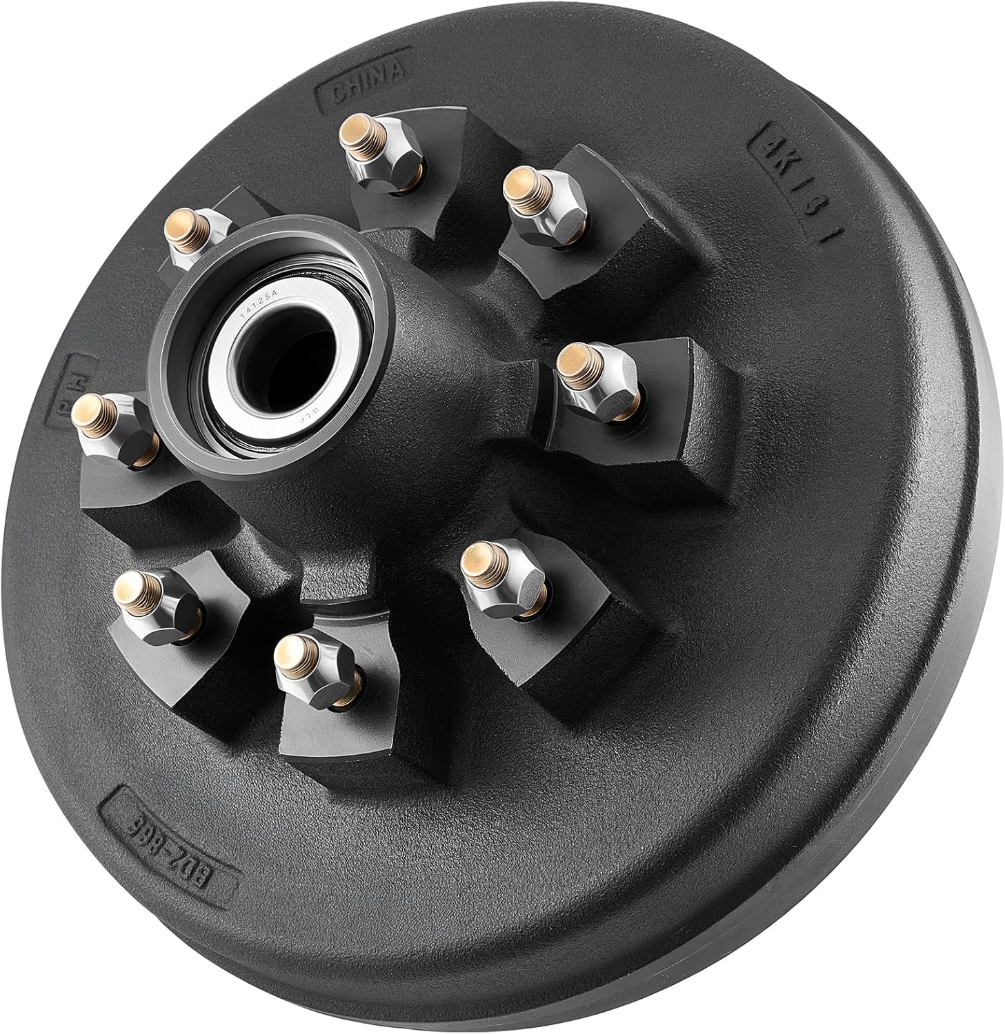 image:imageVEVOR Electric Trailer Brake Assembly 12 x 2 2 Pairs SelfAdjusting Electric Brakes Kit for 7000 lbs Axle 5Hole Mounting Backing Plates for Braking System Part Replacement 2 Right 2 Left Electric Brakes Kit for 7000 lbs Axle 5Hole Mounting Backing Plates for Braking System Part Replacement 2 Right 2 Left1 Brake Drums