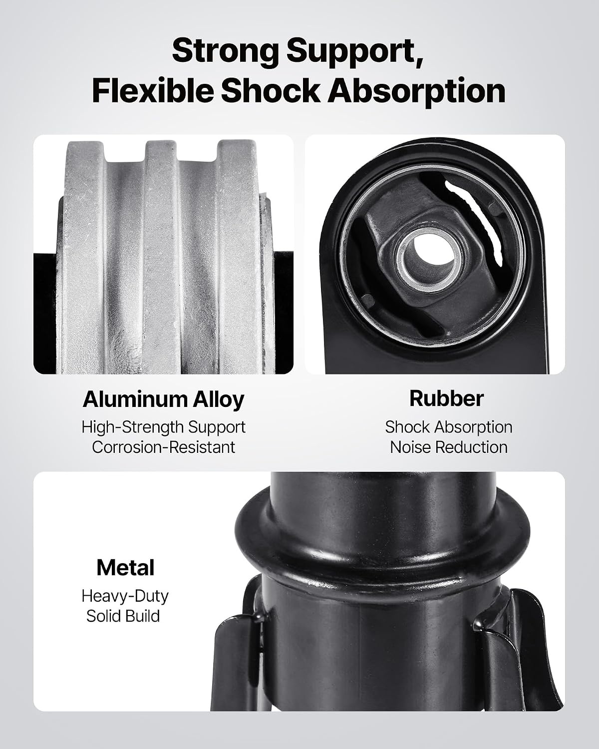 image:imageVEVOR Engine Motor Mount Set of 4 Compatible with 20092012 Ford Escape 25L L4 Replace OE A5446 A5481 A5412 A5441 Secure Support20132019 Ford Escape 20L