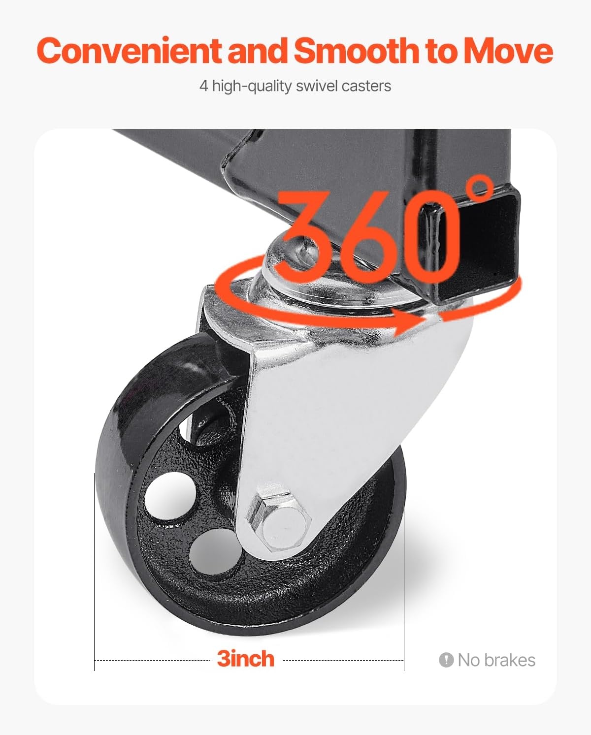 image:imageVEVOR Engine Stand 750 LBS Load Capacity Engine Motor Stand HeavyDuty Steel Motor Holder with 4 Swivel Casters and 4 Hook Positions Suitable for BBChevy and GEN1 SBChevy EnginesBlack