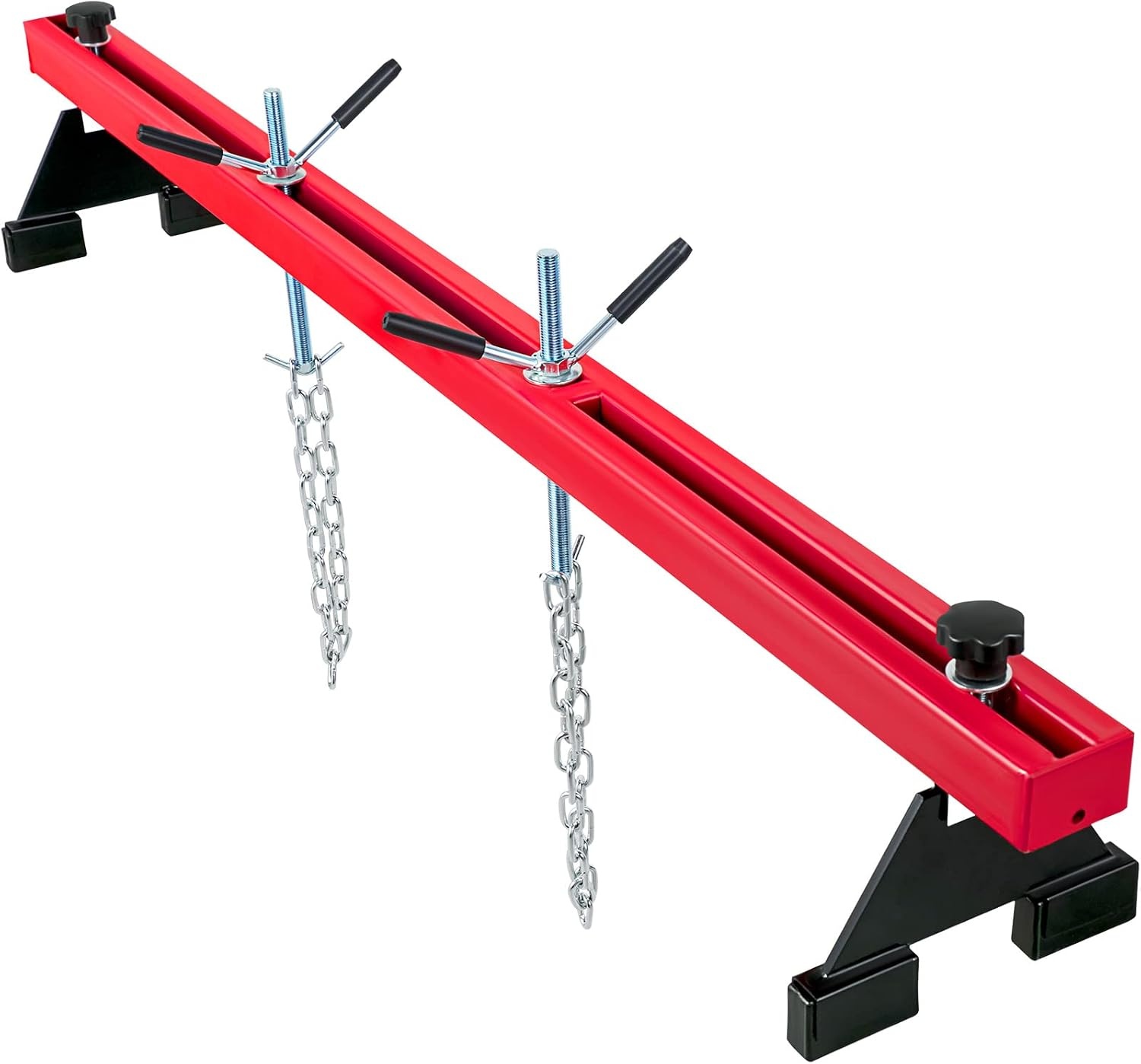 image:imageVEVOR Engine Support Bar 1100 Lbs Capacity Engine Transverse Bar Engine Hoist 2 Point Lift Holder Hoist Dual Hooks Engine Hoist Keeps Engine Stable for Home Garages amp Auto Repair Shop