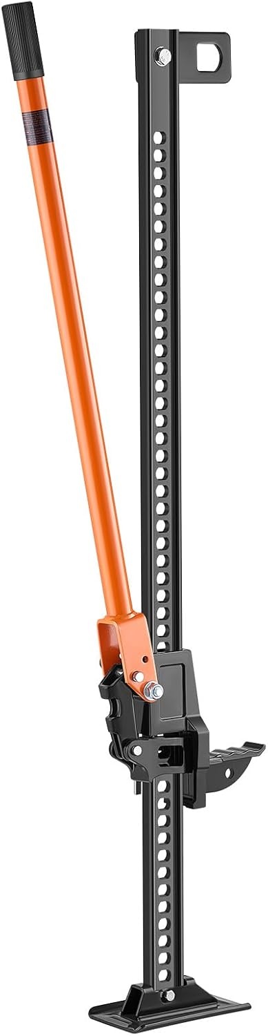 image:imageVEVOR Farm Jack 60inch 7000 lbs Capacity Ratcheting Off Road Jeep Jack for Tractor Truck SUV Bumper Lift Orange452 x 708 x 4822